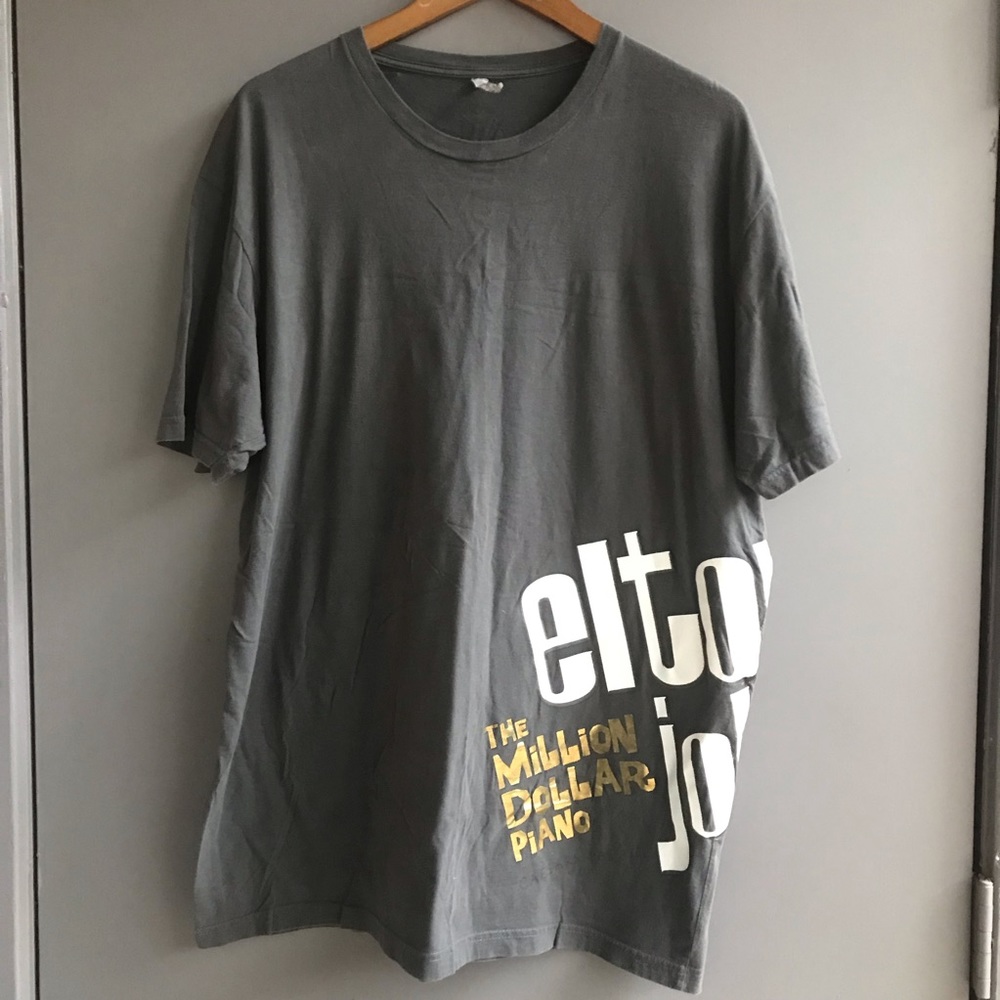 Elton John The Million Dollar Piano Tour T Shirt